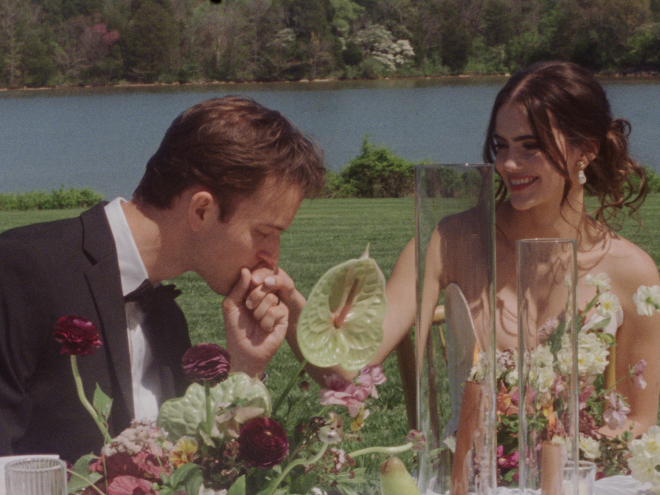 16mm film bride and groom luxury nostalgic wedding